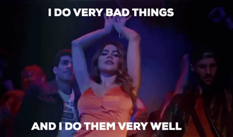 "I Do Very Bad Things" T-shirt