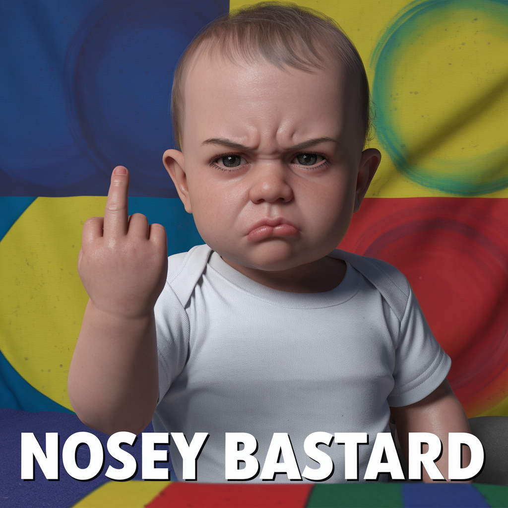 "Nosey Bastard" T-shirt